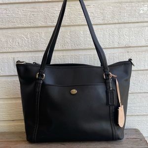 COACH Peyton Saffiano Leather Tote